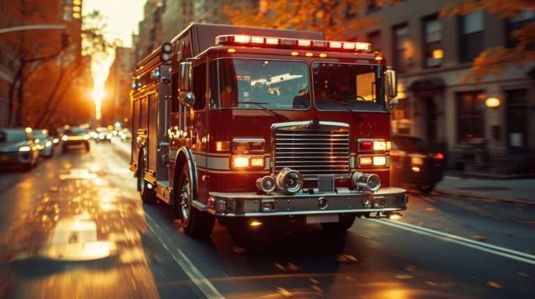 photo of one of many different types of fire trucks sold by Bradford Fire Apparatus