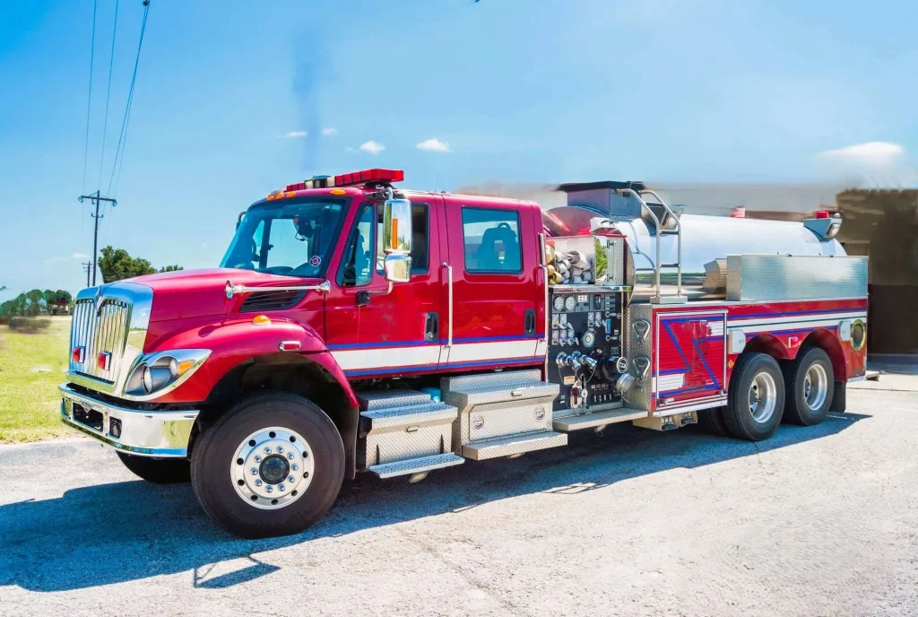 Used fire tanker trucks for sale at Bradford Fire Apparatus, including water tenders and pumper tankers